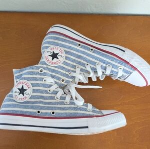 Multi Stripe CTAS Converse Hi Top Sneakers